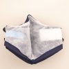 Purple, 100% Cotton Canvas Face Mask w/Elastic Straps - Image 7
